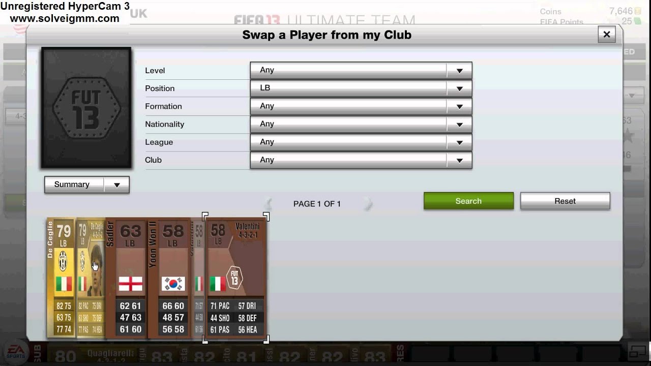 FIFA 13 | Italian Squad Builder 150k