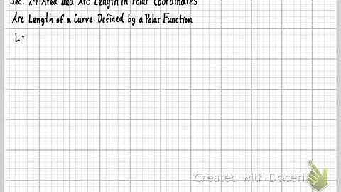 MTH162-Sec. 7.4 Area and Arc Length in Polar Coordinates (Part 5)