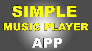 SIMPLE MUSIC PLAYER APP screenshot 3