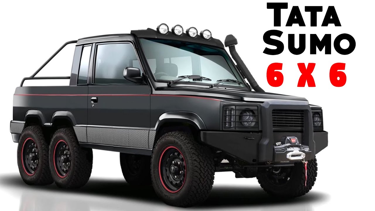 Tata Sumo 6x6 Rendered Off Road Picup with Powerful Capabilities YouTube
