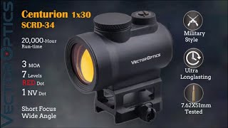 Обзор Коллиматорного прицела Vector Optics Centurion 1x30. Совместимость с Magnifier SCOT-07 3x ФОТО