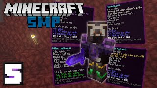 MINECRAFT SMP TẬP 5| MÌNH ĐÃ NÂNG LÊN BỘ GIÁP NETHERITE MẠNH NHẤT TRONG SEVER| KAROVN