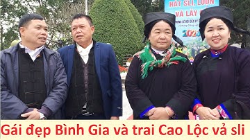 Gái đẹp Bình Gia và trai Cao Lộc hát sli giao duyên