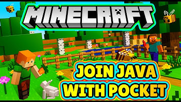 HOW POCKET EDITION PLAYERS CAN PLAY WITH JAVA PLAYERS IN MINECRAFT | JOIN JAVA SERVERS IN MOBILE