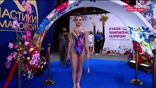 Дина Аверина булавы Гран-При Москва 2021 финал||Dina Averina clubs Grand Prix Moscow 2021 EF