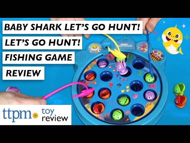 Games 6054916 Baby Shark Gone Fishing Game, Multi Colour 