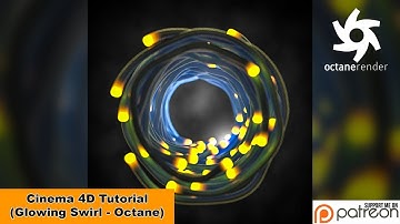 Glowing Swirl - OCTANE Texture (Cinema 4D - Tutorial)