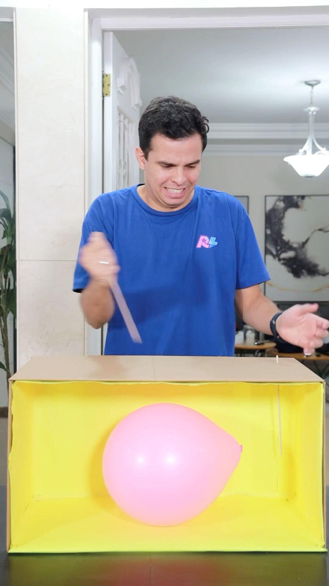TRY NOT TO HIT THE BALLOON!