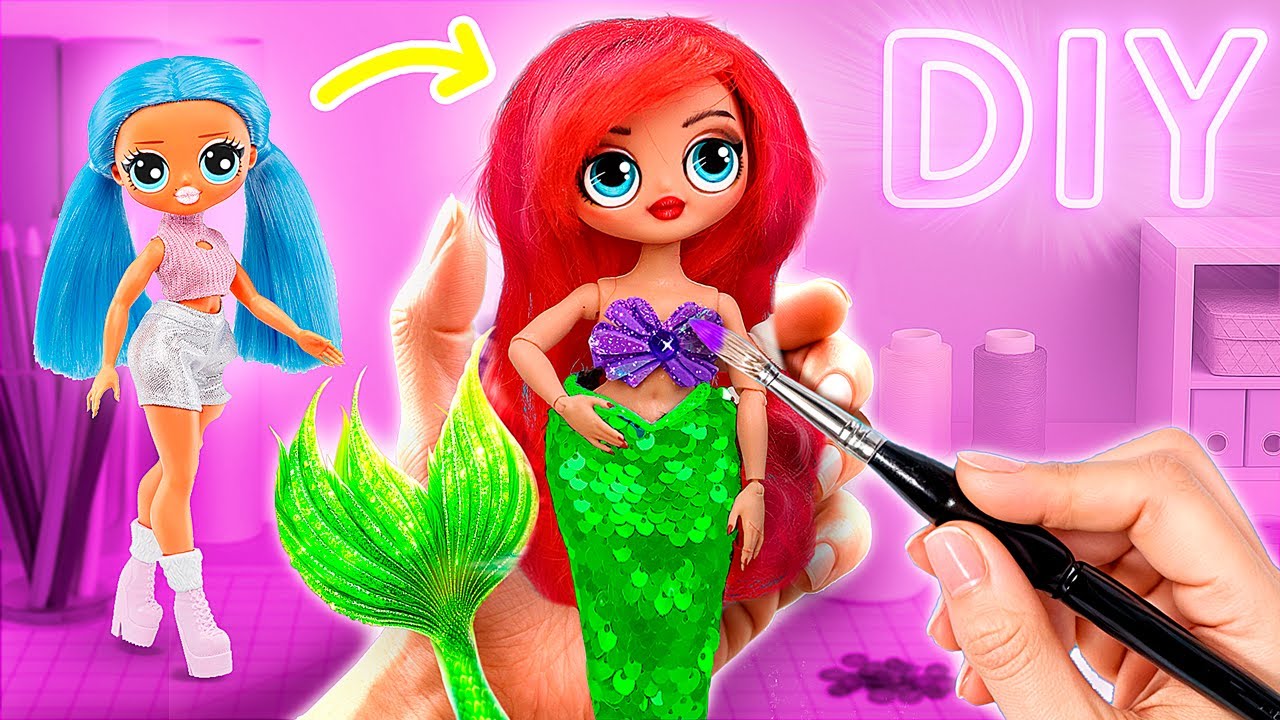 Ariel Dan Anak Anak 32 Kreasi Putri Duyung Untuk Boneka LOL OMG YouTube ariel-dan-anak-anak-32-kreasi-putri-duyung-untuk-boneka-lol-omg-youtube