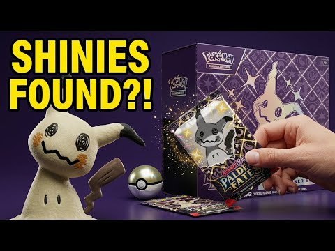 PALDEAN FATES ETB Unboxing | Pokemon Trading Card Game Shinies!