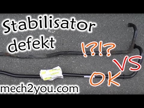 Video: Kann ich Stabilisator entfernen?