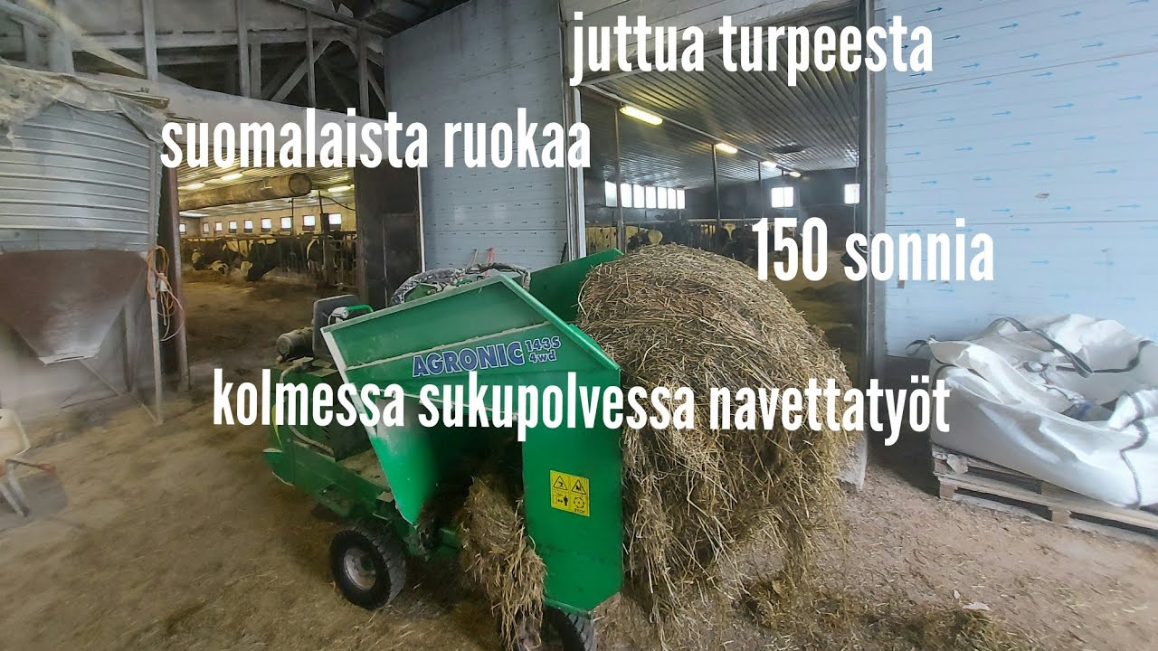 Navettatyöt 150 sonnin navetassa 3 sukupolvessa