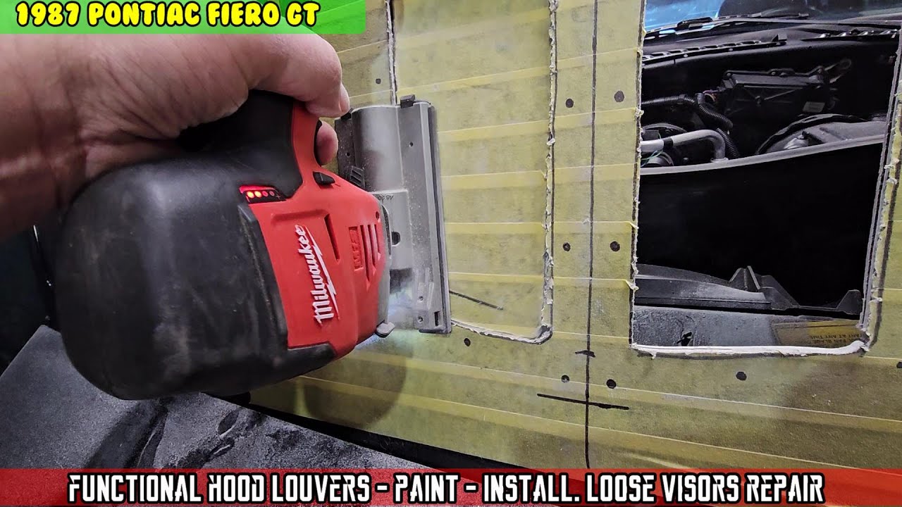 PT9 500 Fiero GT. Fix the loose visors. Paint and install functional