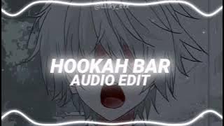 hookah bar - edit audio