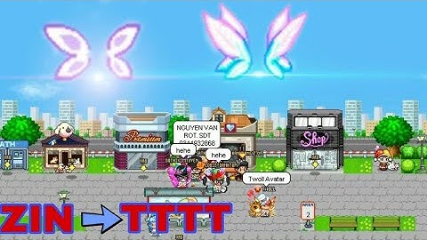 Avatar 2D Nâng cấp Cánh Tiểu Tiên Lên TTTT Với 44m Xu