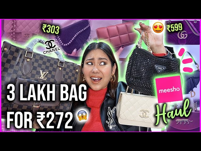 OMG* Bought Fake Designer Bags from Meesho !! Wasn't Expecting