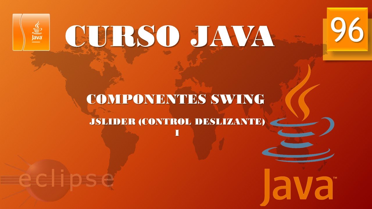 Curso Java. Componentes Swing. JSlider I. Vídeo 96 - YouTube