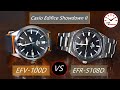 Casio Edifice Showdown II: Casio EFV-100D versus Casio EFR-S108D