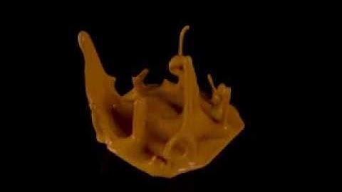 RealFlow - IoWaterBlast - Dancing Paint Render