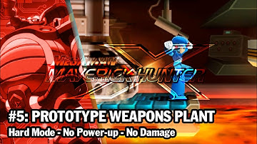Mega Man Maverick Hunter X: Part 5: Flame Mammoth (Hard Mode - No Power-up - No Damage)