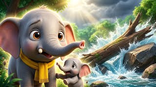 The Little Elephant Who Saved the River 🐘💧 | Animated Adventure Cartoons for Kids