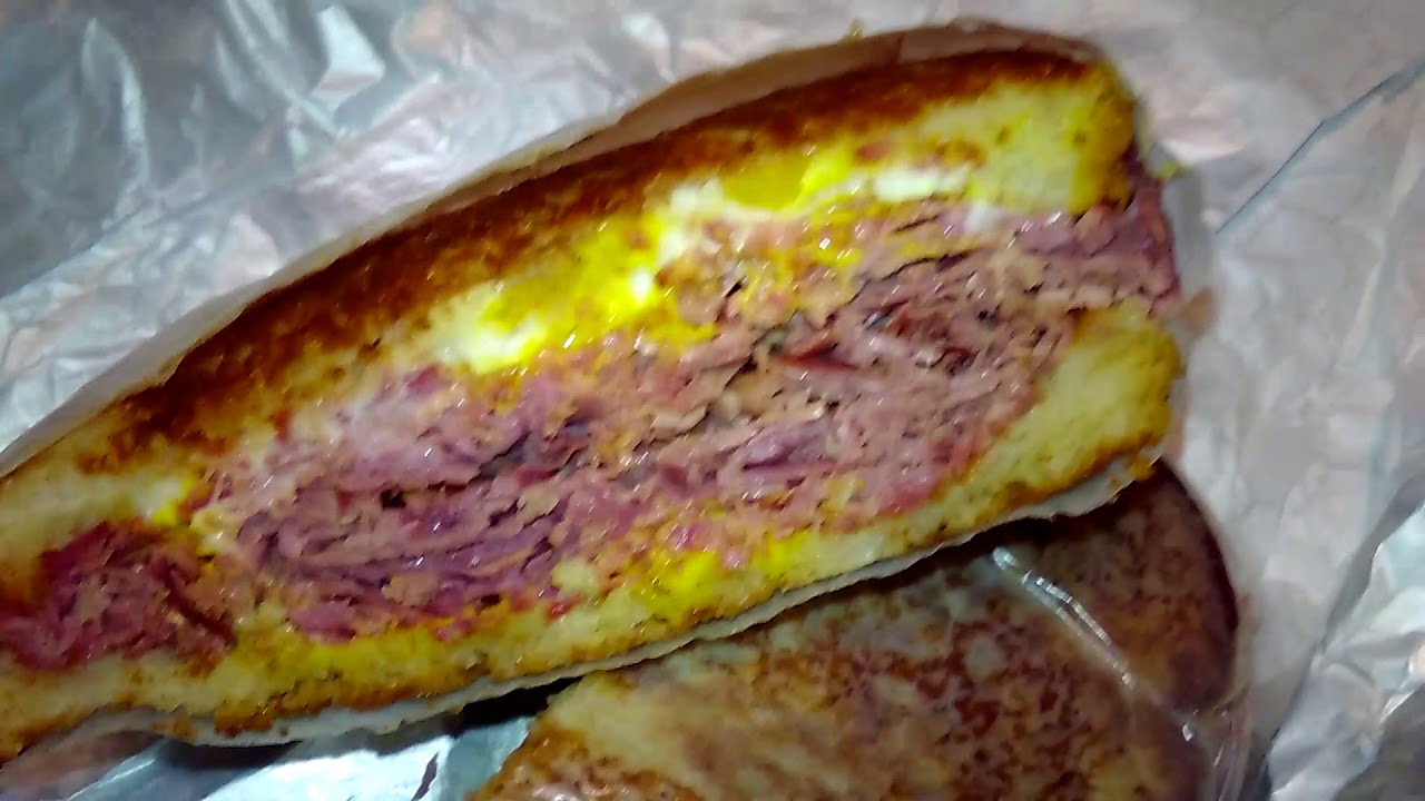 New Bread Basket Deli Corned beef Review Q food review's YouTube
