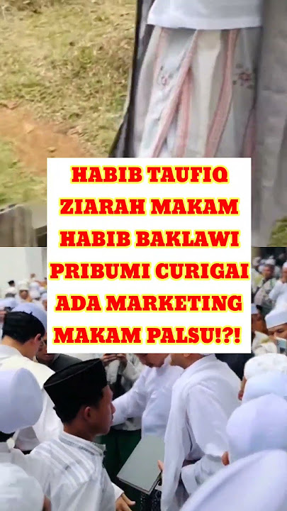 SHOCKING! HABIB TAUFIQ VISITS THIS GRAVE! INDIVIDUALS INVESTIGATE FAKE GRAVE #nasabhabaib #nasabb...