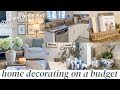 HOME DECOR IDEAS ON A BUDGET | home decor shop with me, haul &amp; decorating | home decorating tips!