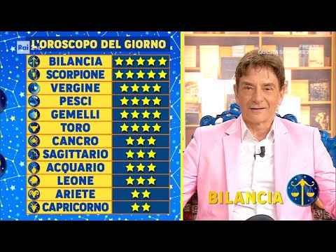 Video L'oroscopo di Paolo Fox - I fatti vostri 21/10/2025
