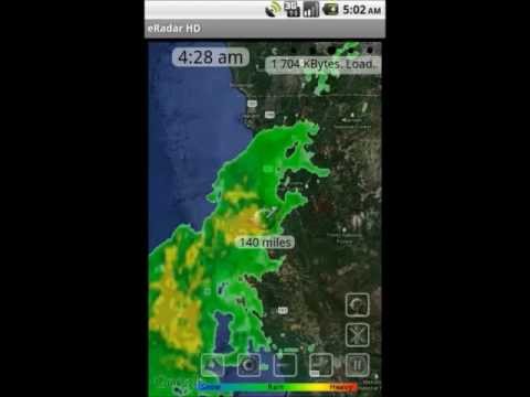 eRadar HD - NOAA Radar, Alerts screenshot for Android