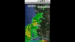 Hi-Def, real-time eRadar HD with weather alerts for Android screenshot 2