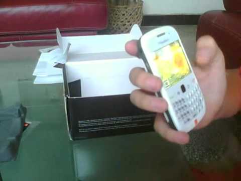 1 Review Blackberry Curve 8520 Blanc Youtube