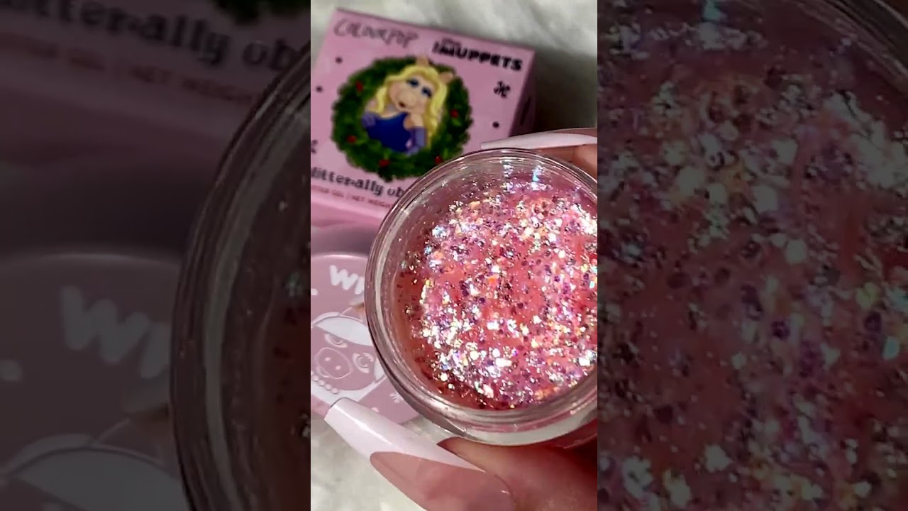 Miss Piggy-inspired Glitterally Obsessed Glitter Gel 🐷🎀