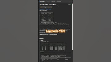 Leetcode 1193 in 30 Seconds | SQL 50 Challenge #sql #leetcodesql #sql50 #coding #leetcode1193