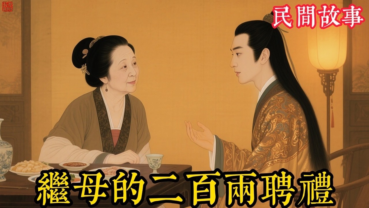 繼母索要富豪女婿拿二百兩天價聘禮，繼女含恨出嫁，大婚前夕打開繼母留下的舊包袱，新娘當街跪地痛哭：娘，我錯了！#民间故事 #故事頻道 #听书 #民間故事 #有聲書 #說書 #睡前故事 #情感