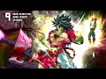 [What-If] Super Saiyan 4 Broly VS Baby Vegeta and Goku Black.