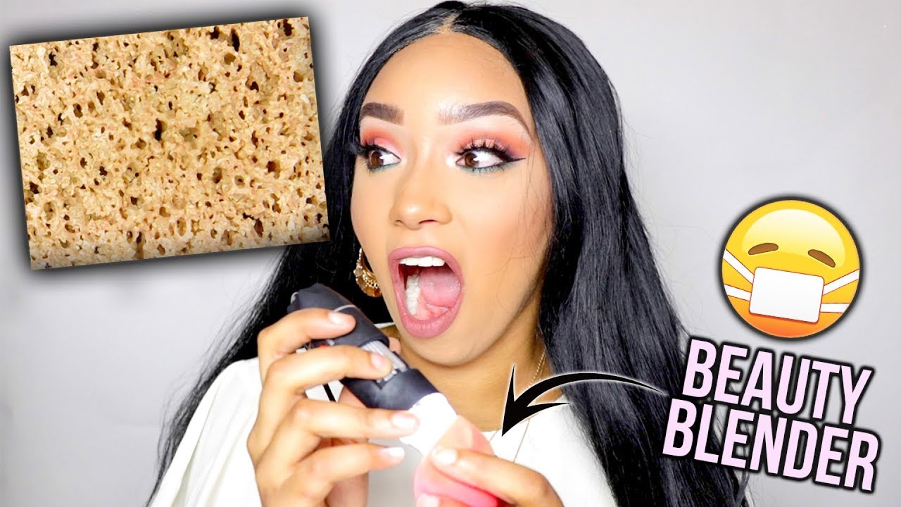 HOW MY MAKEUP LOOKS UNDER A MICROSCOPE! WTF?!