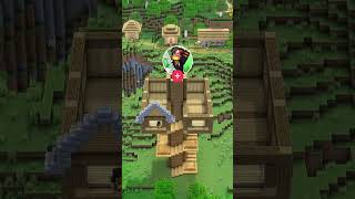 Minecraft Easy Tree House Tutorial. #minecraft