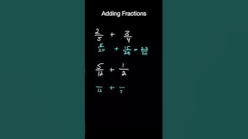 Adding Fractions the easiest way possible! Perfect for your Olevels / IGCSE exam prep. #maths