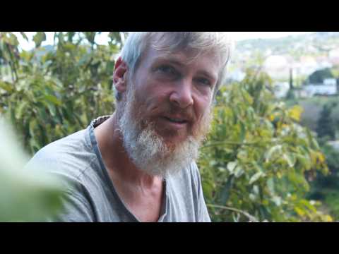 He moved to Spain in 2003. Now he has 500 fruit trees and lives near Malaga, Spain