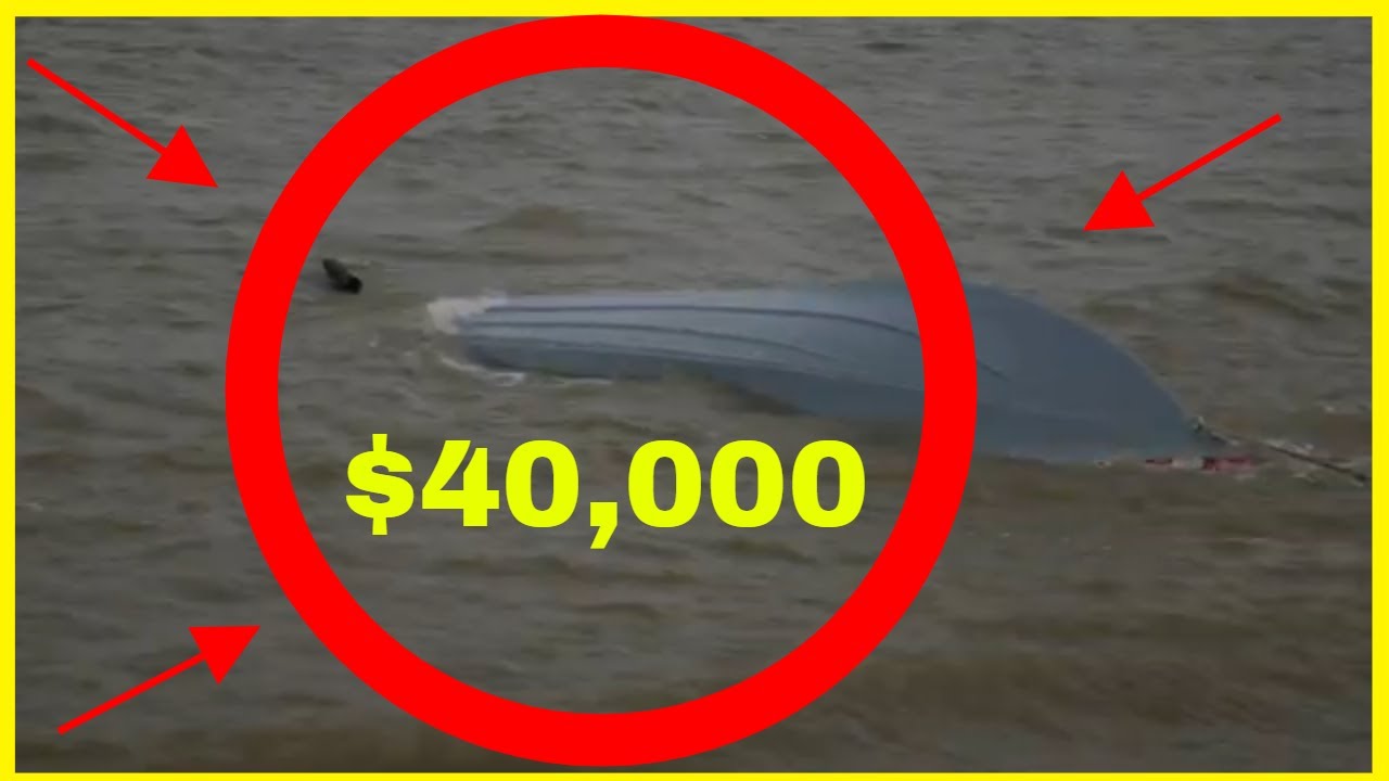 SUNK A 40,000 LARSON BOAT BOATING FAIL Crooked Creek Walleye