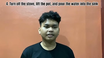 M. Sandyawan Caesar Al-Ghibrani - Making a Video About Procedure Text (How to Make Fried Noodle)