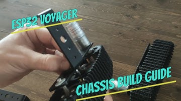 Building the chassis for the  ESP32 Voyager, and ESP32 Explorer! (Tracked Robot Chassis Build Video)