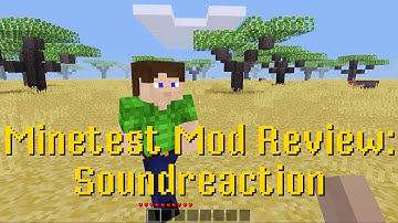 Minetest Mod Review: soundreaction