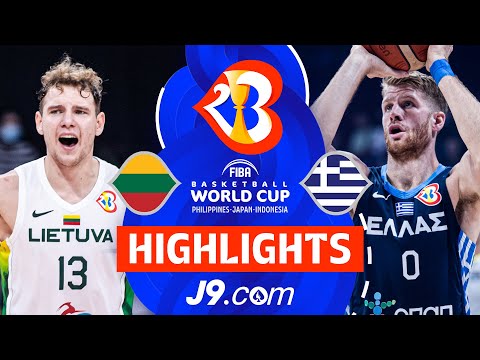 Lithuania 🇱🇹 Leave No Chance to Greece 🇬🇷, Advance to 1/4 Finals | J9 Highlights | #FIBAWC 2023