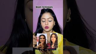 Blush For Oval Face Shape ✅ #makeup #makeuphacks #ytshorts