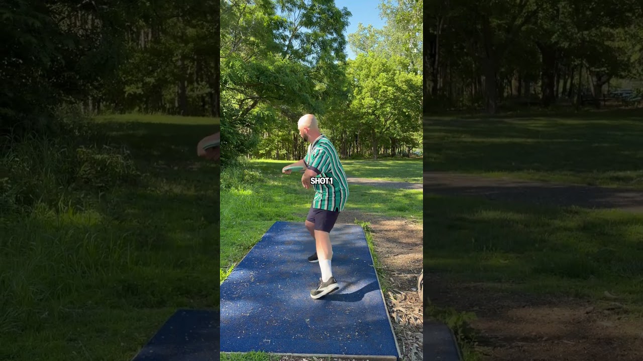 this disc golf hole is dedicated to anyone who needs a disc golf hole dedicated to them