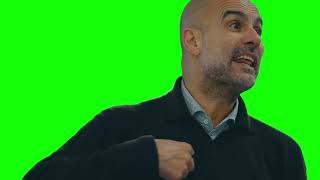Pep Guardiola When I see that, I am exhausted, I am drained green screen