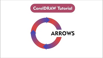how to make beautiful circular arrows very easy - Coreldraw tutorial