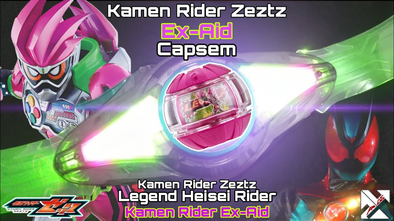 ZEZTZ | EX-AID CAPSEM LEGEND HEISEI RIDER (HENSHIN SOUND) - KAMEN